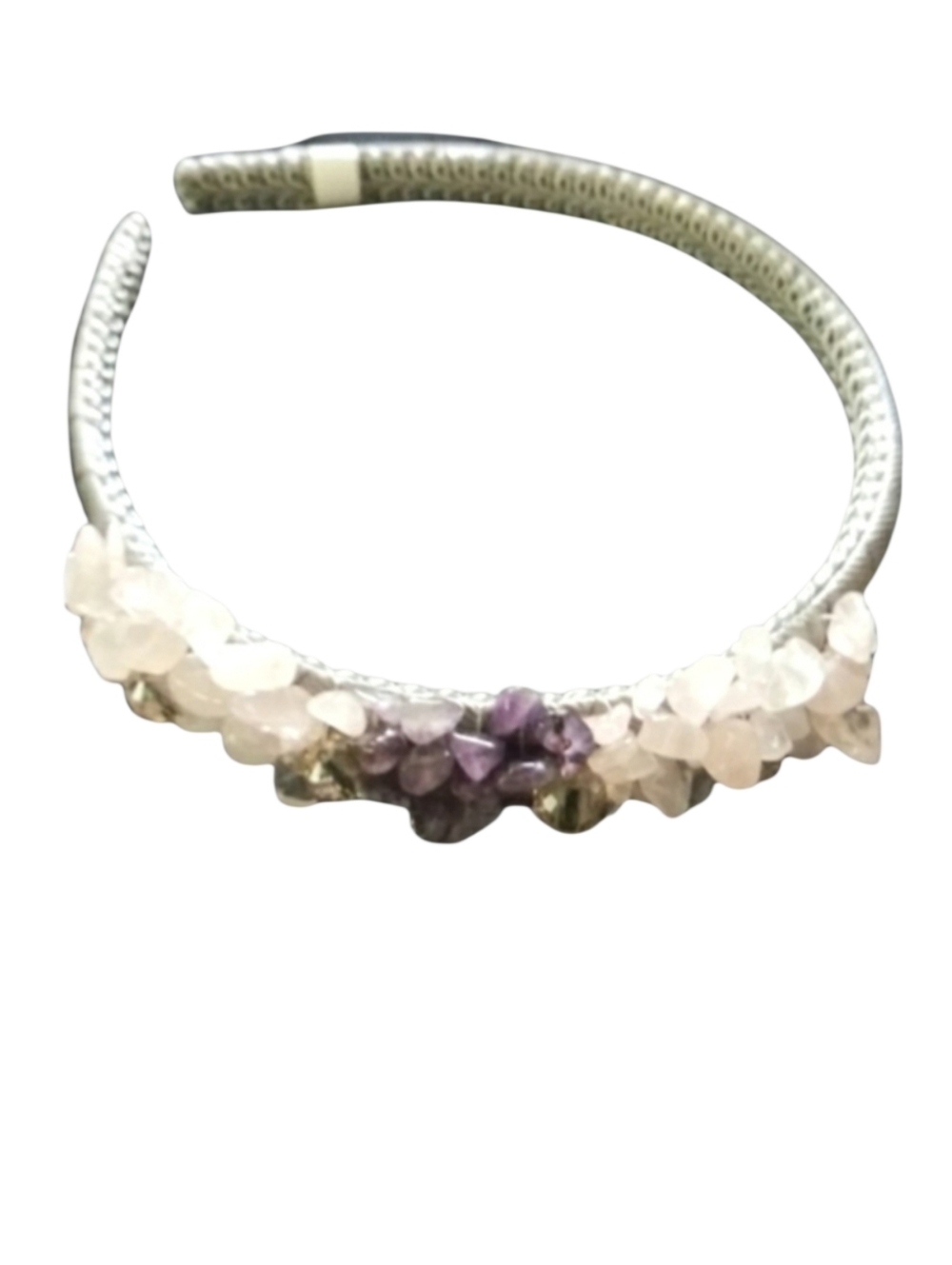Ann Taylor LOFT Amethyst And Rose Quartz Women's Headband NWT